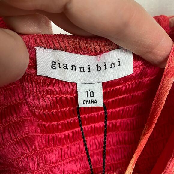 Gianni Bini Cherry Myra Halter Cutout Maxi Dress Sz.10 NWT - Picture 8 of 16